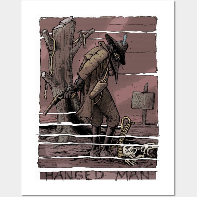 Hanged Man Wall Art by Froobius